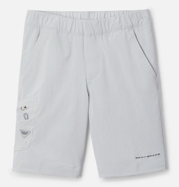 Columbia PFG Terminal Tackle Shorts Grey For Boys NZ87205 New Zealand